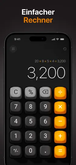 Screenshot von Taschenrechner - HD Rechner auf dem iPhone 1