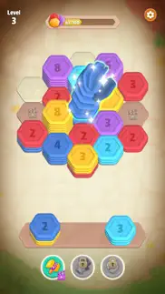 hexa stack: color sort puzzle iphone screenshot 1