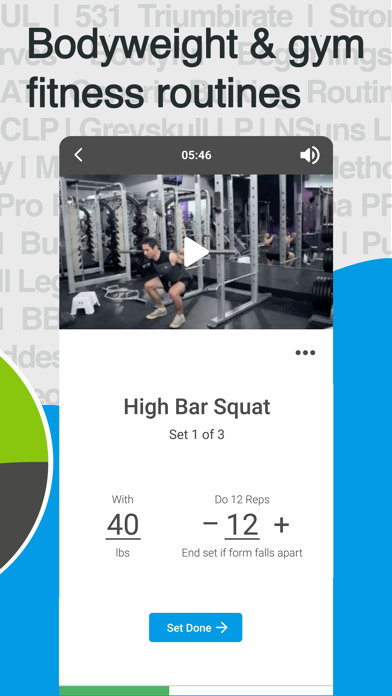 Fitness App + Screenshot