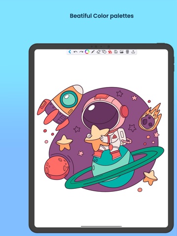 Coloring Studio : Color & Draw iPad screenshot