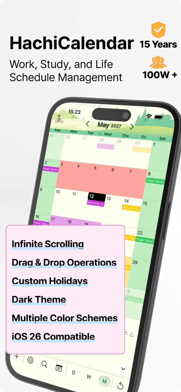 Screenshot #1 pour HachiCalendar2 Pro