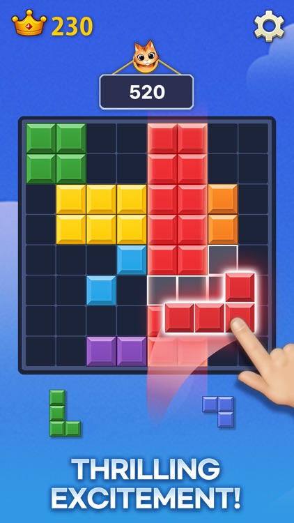 Cat Block Puzzle : Meow Blast