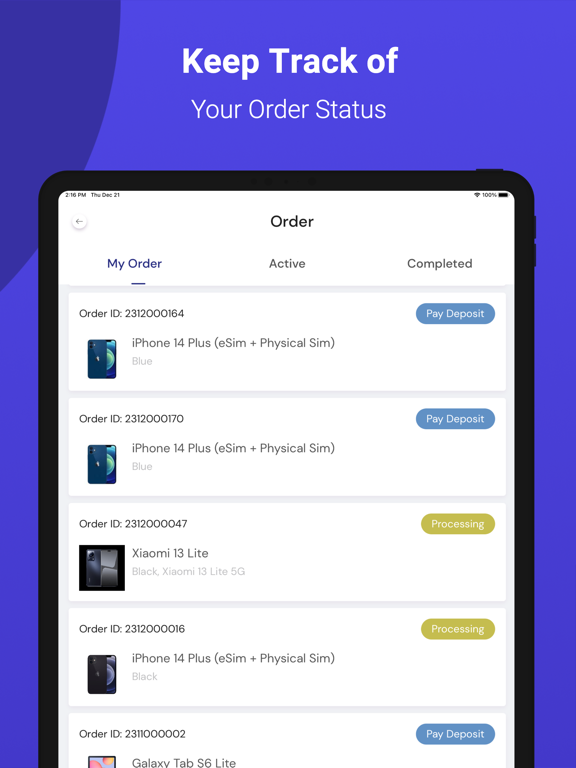 PLUS+ App iPad screenshot 9 - Finance app