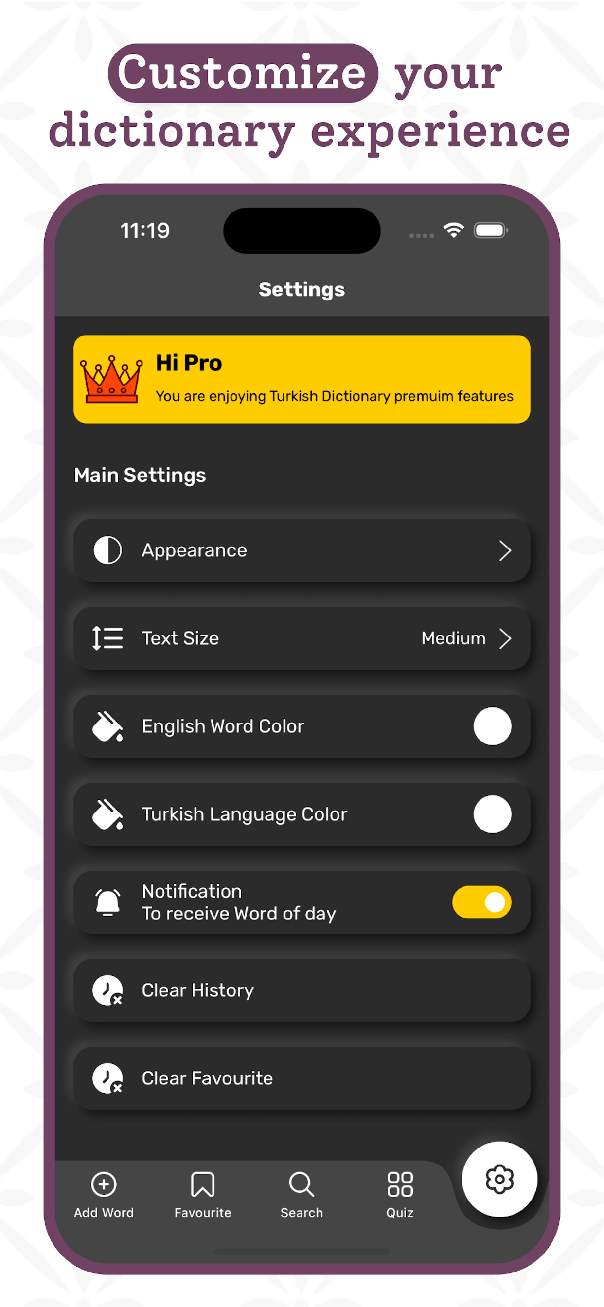 Turkish | Turkish Dictionary screenshot 7