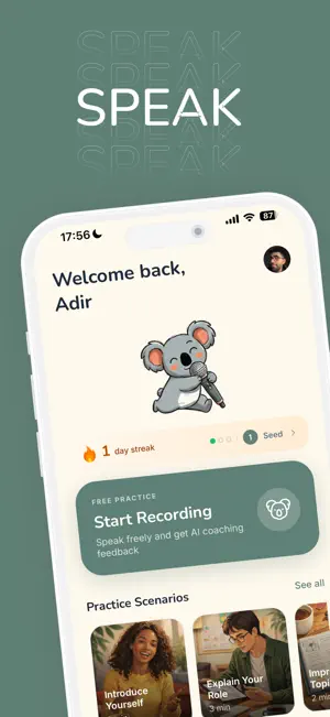 Koa - AI for Public Speaking screenshot 2