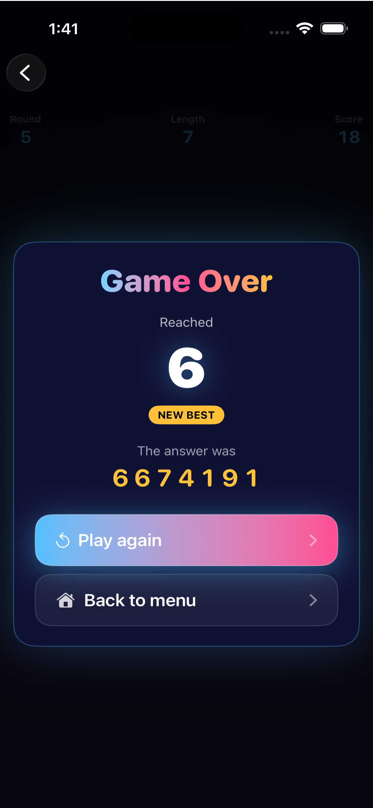 I Recall: Memory Game