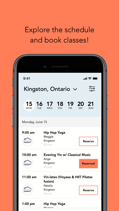 surf shack yoga iPhone screenshot 3 - Health & Fitness app