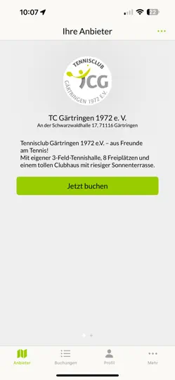 Screenshot von EBuSy auf dem iPhone 4
