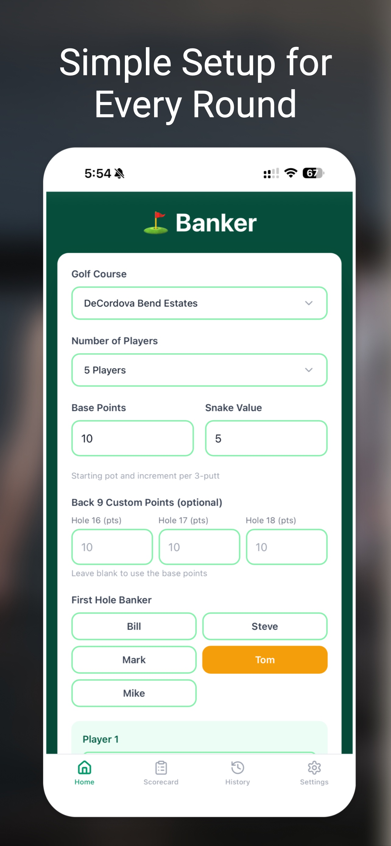 World's Best Banker Golf App screenshot 3