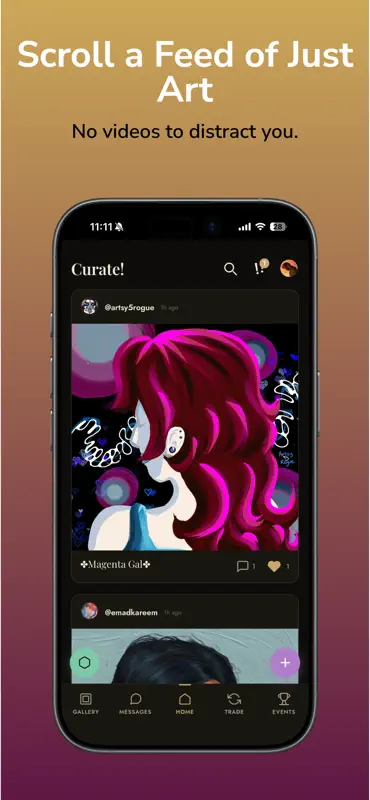 Curate! screenshot 1 of 5