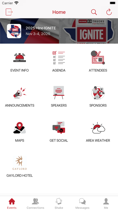 Hino Events iPhone screenshot 3 - Business app
