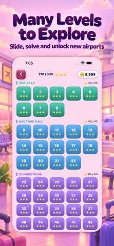 SlipOut: Airport Bag Puzzle iPhone screenshot