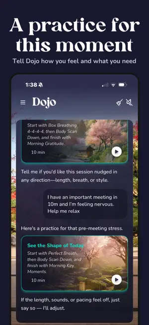 Dojo: Guided Meditation screenshot 1