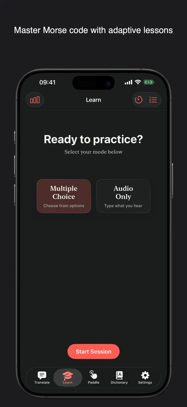 #2. Morse Mate: learn morse code! (iOS) Ved: Maciej Kuliszkiewicz