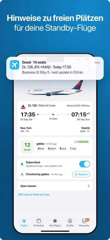 Staff Airlines: Non-Rev Reisen screenshot 6 of 8