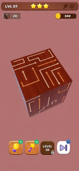 Wooden Cube 3D screenshot 4