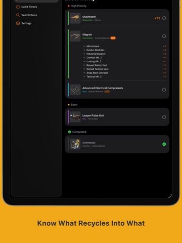 Extraction Raider Companion iPad screenshot