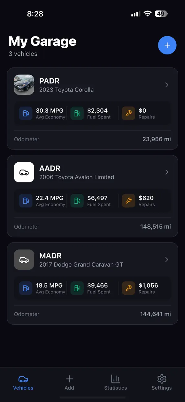 Screenshot #1 pour FuelCarro