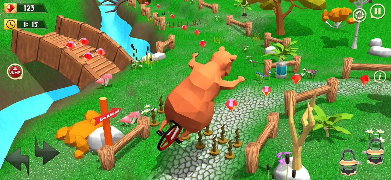 Screenshot #3 pour Unicycle Racing 3D Simulator
