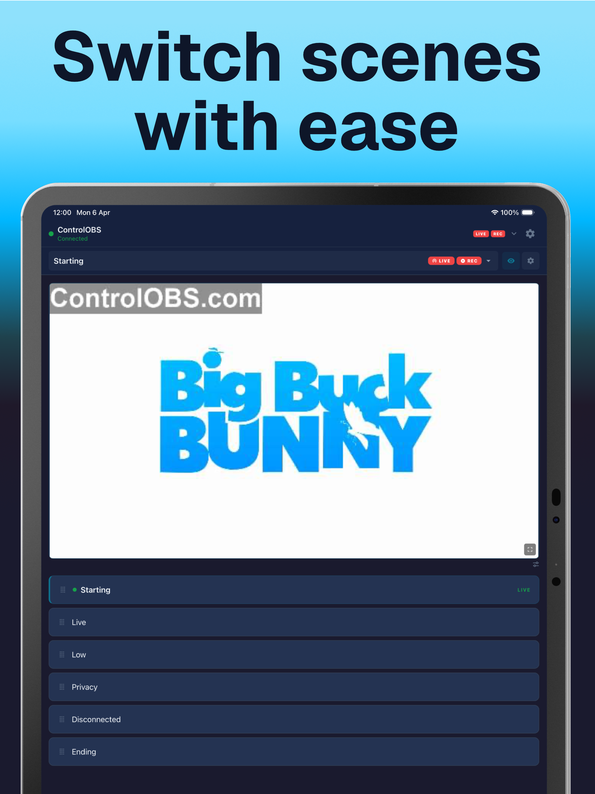 Control OBS
