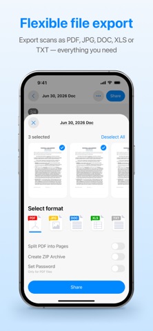 SmartScan AI - PDF Scanner iPhone screenshot