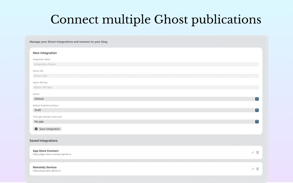 #1. GhostCanoe: Ghost CMS client (macOS) 由: Curtis Duggan