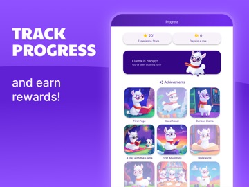 Llamabook: Read & Learn Kids iPad screenshot