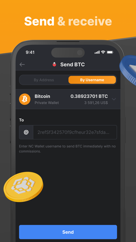 #7. NC Wallet: crypto without fees (iOS) 由: Zafiro International Limited