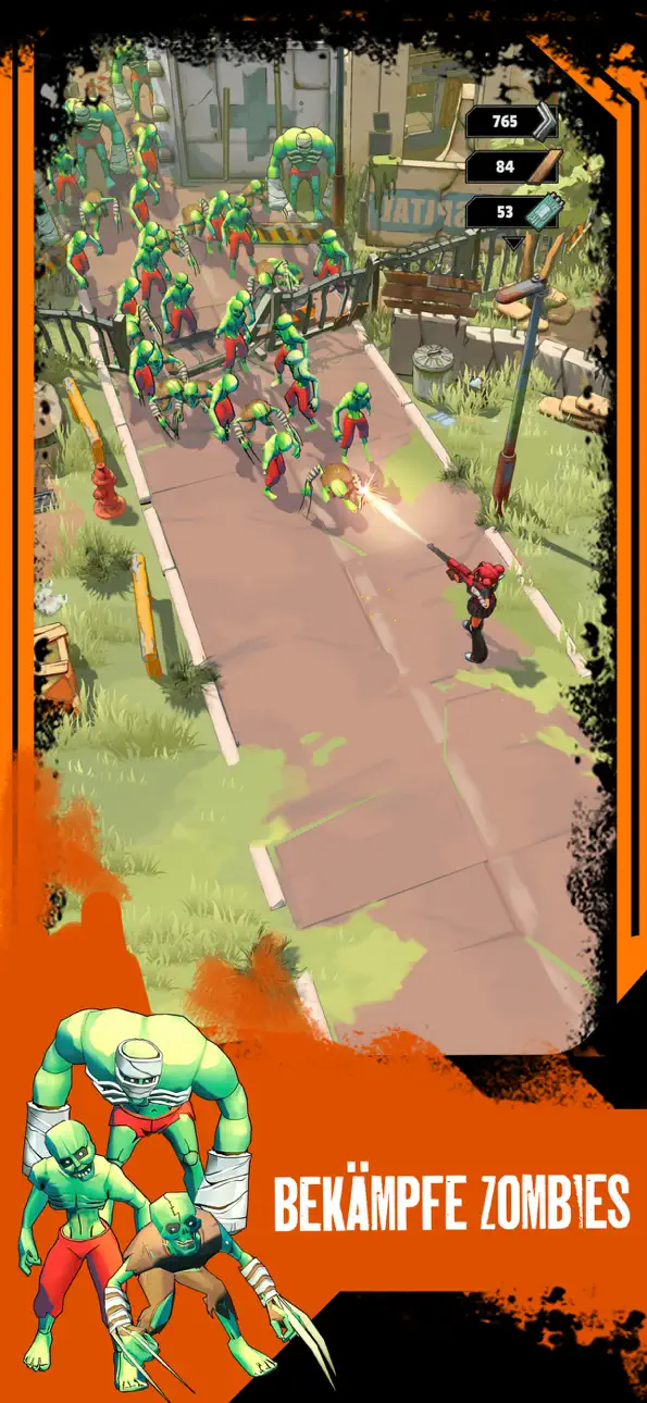 Zombiepunk: Fight & Survive iOS Mod IPA screenshot 3 - iOS game interface