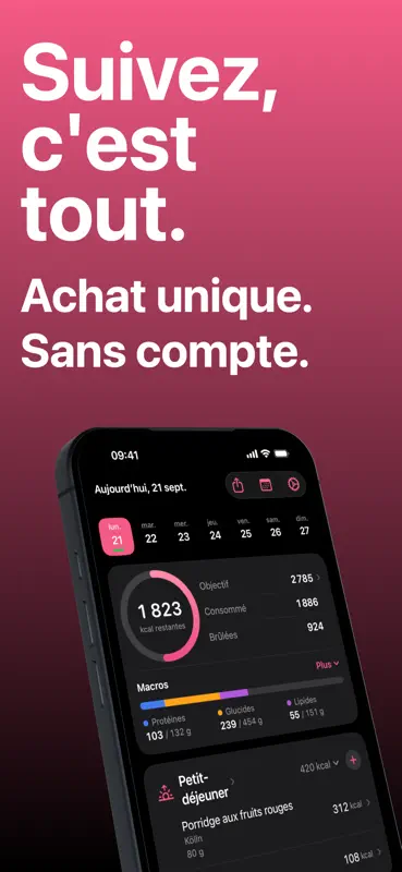 Intake : Compteur de calories screenshot 1 of 10