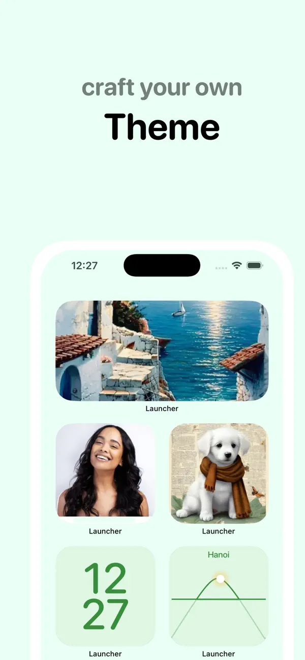 #2. Magic Launcher Widgets Pro (iOS) Por: Roxwin Vietnam Technologies Company Limited