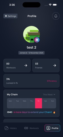 My Chain Fitness screenshot