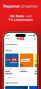 rbb24 – regionale Nachrichten screenshot