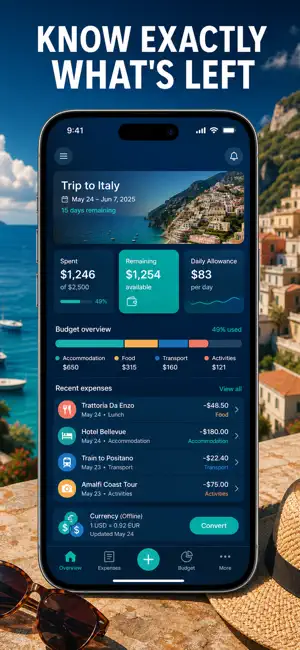 Travel Budget: Trip Expenses screenshot 2