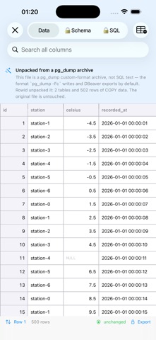 Rowid: Database Viewer Screenshot 9 of 10