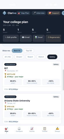Clariva:College Planning Screenshot 7 of 10