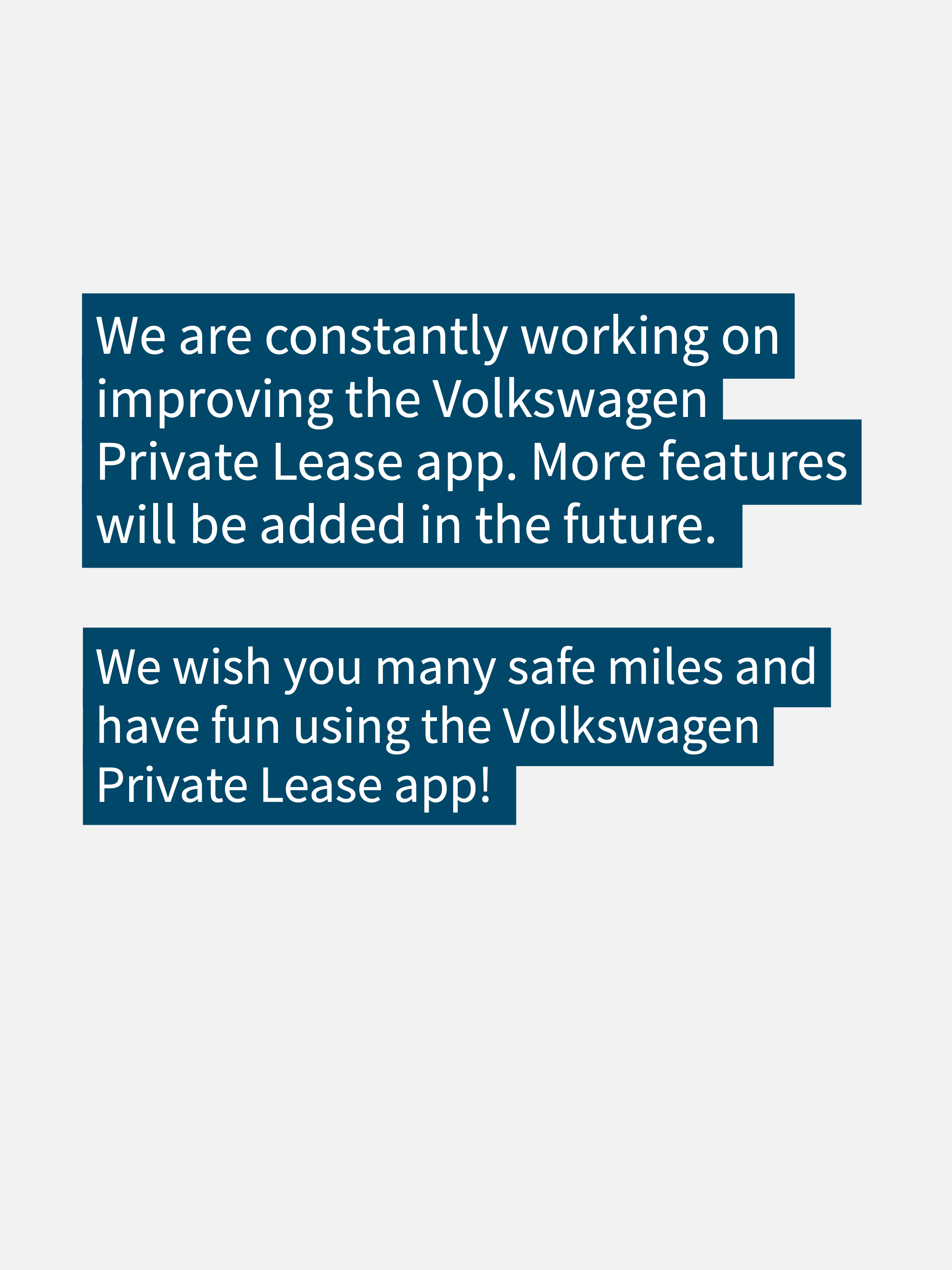 Volkswagen Private Lease