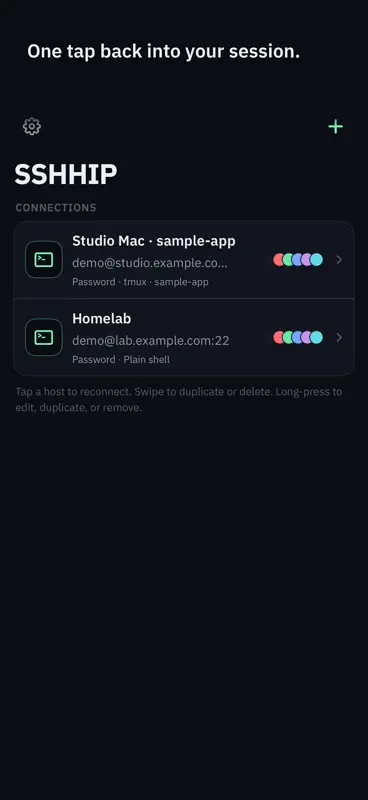 SSHHIP - Modern SSH Client screenshot 5 of 6