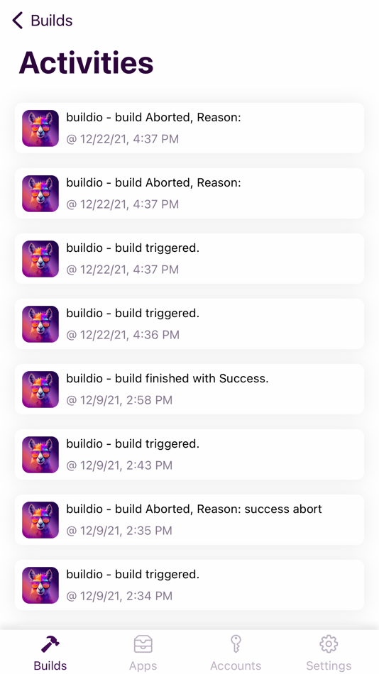 #8. Buildio - Bitrise client (macOS) Podle: Sergii Khliustin