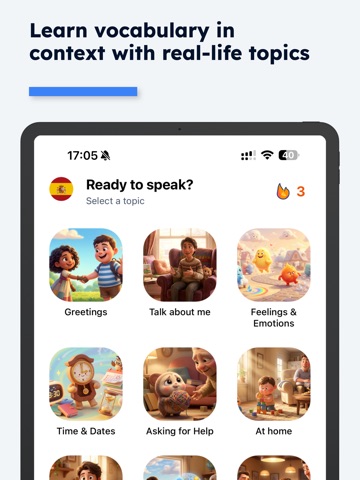 Speeek: Learn Language with AI iPad screenshot
