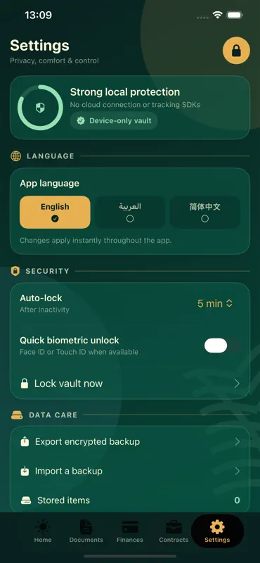 Khazna - Encrypted Vault screenshot 2 of 8