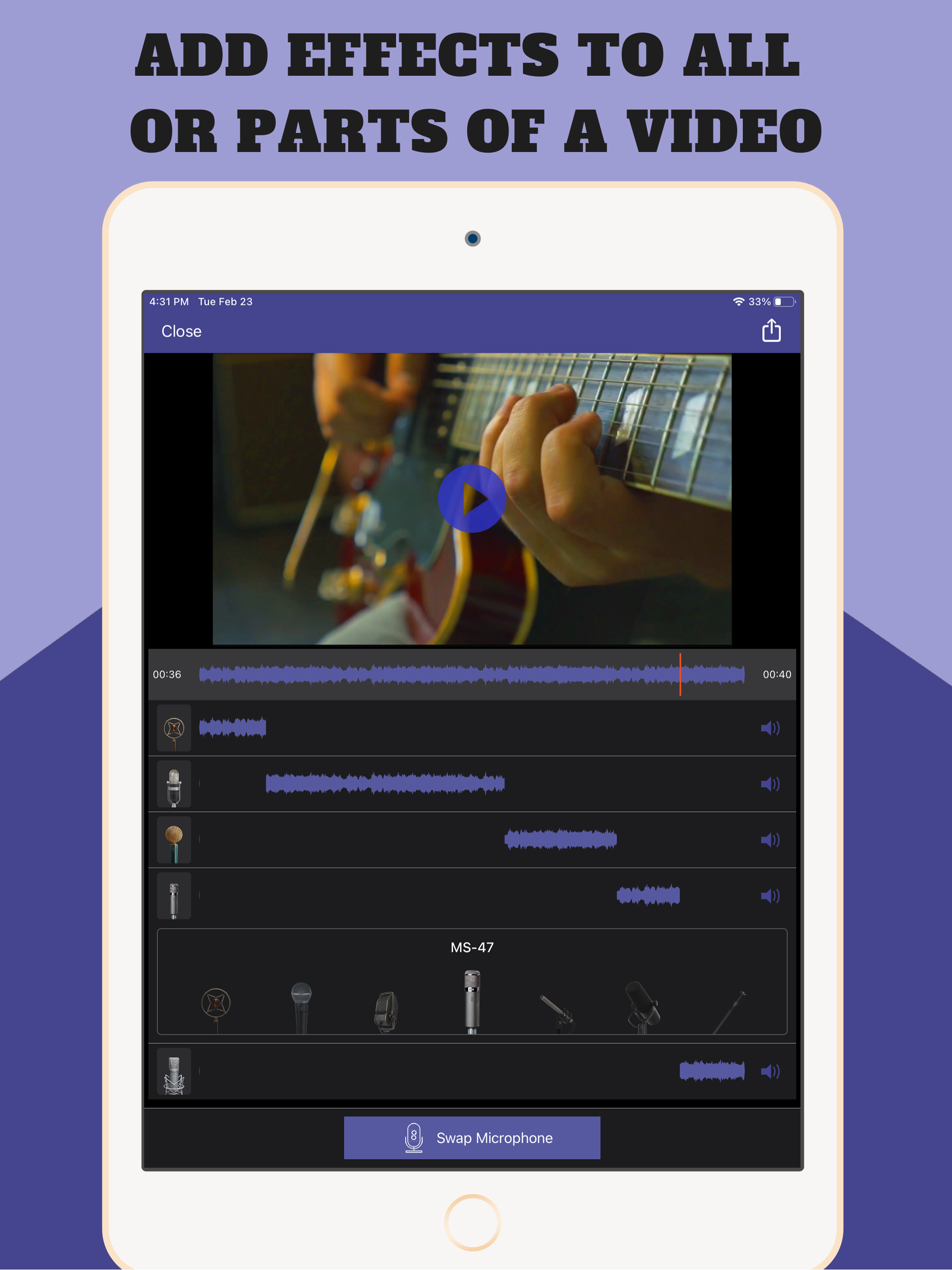 MicSwap Video Pro Audio Editor screenshot 8