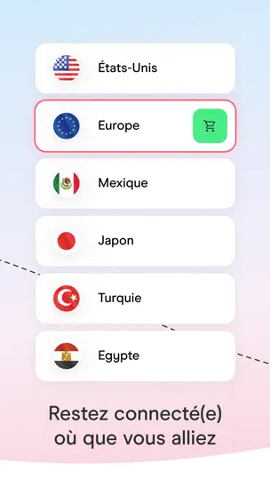 Capture d'écran de Holafly ESim Internet Illimité sur iPhone 2