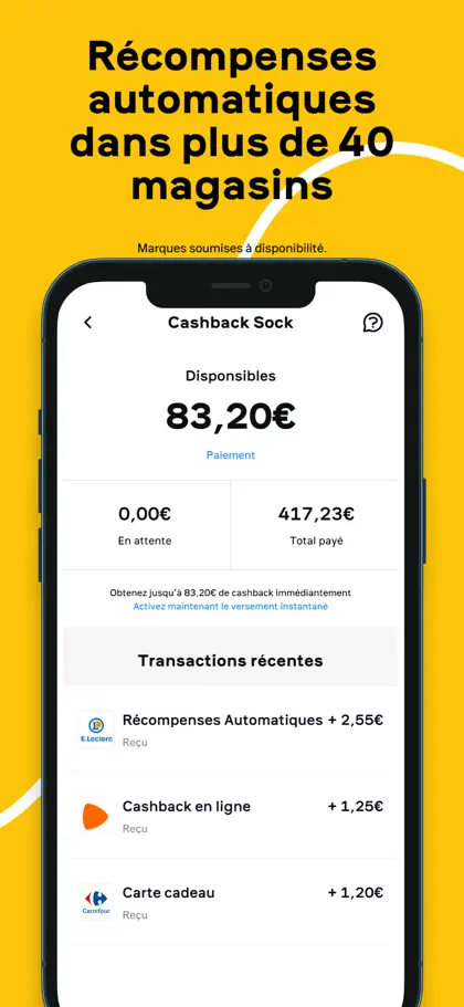 Screenshot 3 di 6 di Woolsocks: The money app