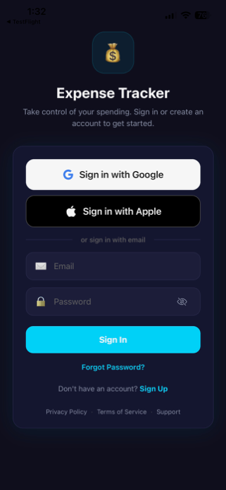 Expense Tracker - BudgetPal Screenshot 1 of 8