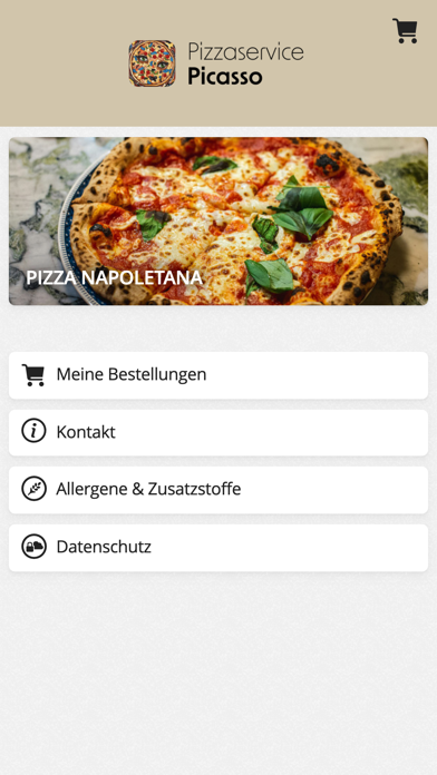 Pizzaservice Picasso Issum Screenshot