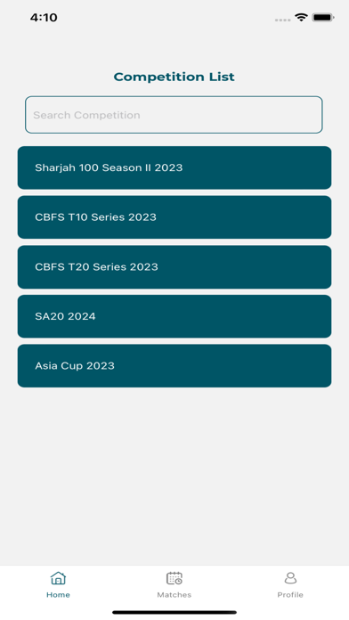 Cricket 21 Scorer Lite Screenshot