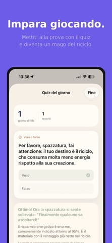 Monnezza iPhone screenshot