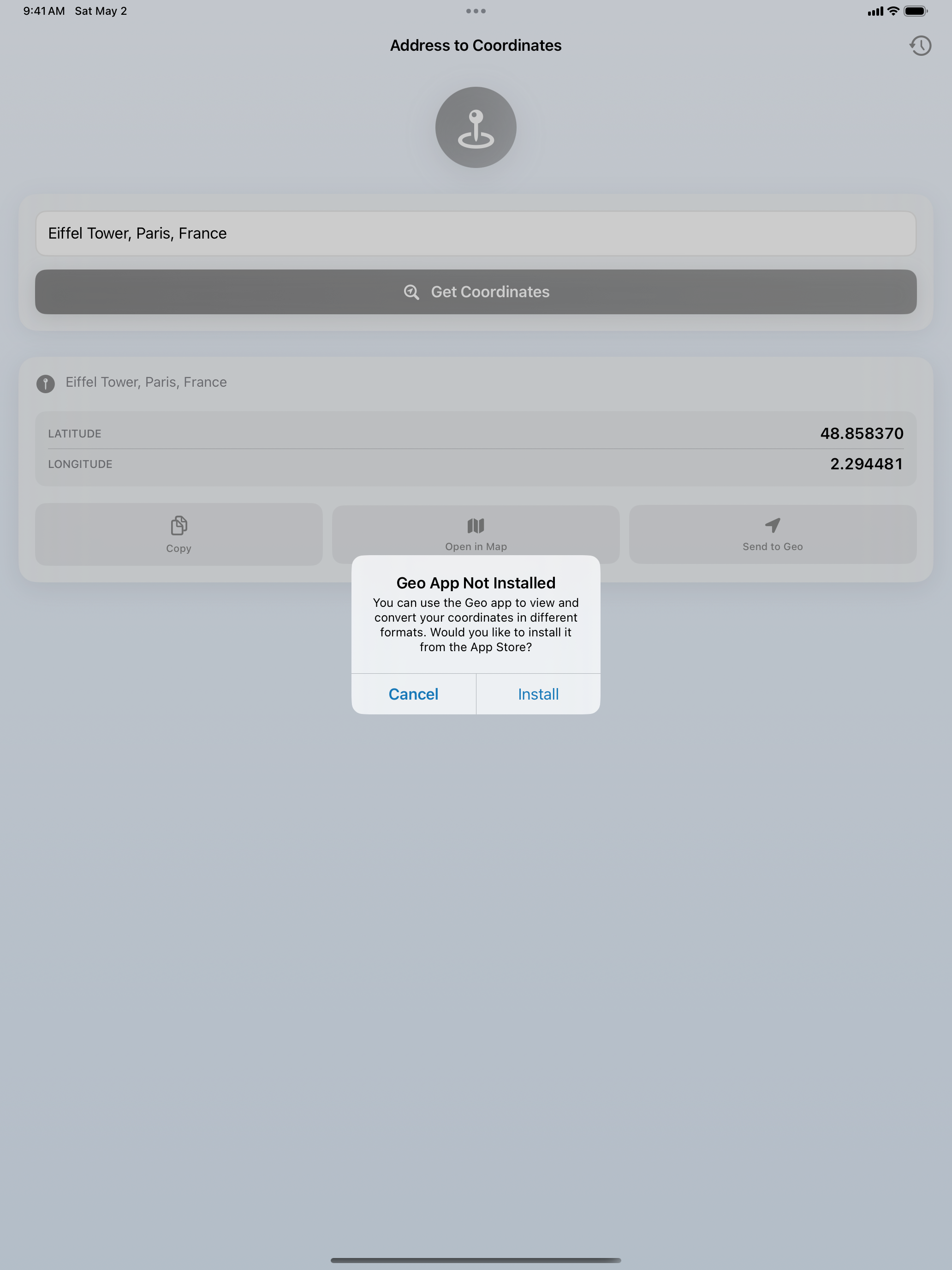 Addr: Address to Lat/Long screenshot 20