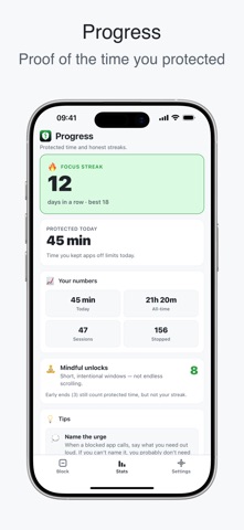 Doombreak - App Blocker iPhone screenshot